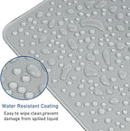 Large Gaming Mouse Pad with Stitched Edges, Durable Non-Slip Natural Rubber Base - Image 4