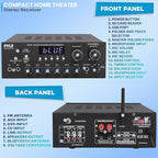 Pyle Stereo Amplifier Audio Receiver - Image 2