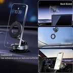 Vacuum Magnetic Car Phone Holder Foldable Mount - Image 3