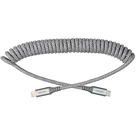 Ventev - Helix 3ft Expandable iPhone Cable | Fast Charging USB C to Apple - Image 5