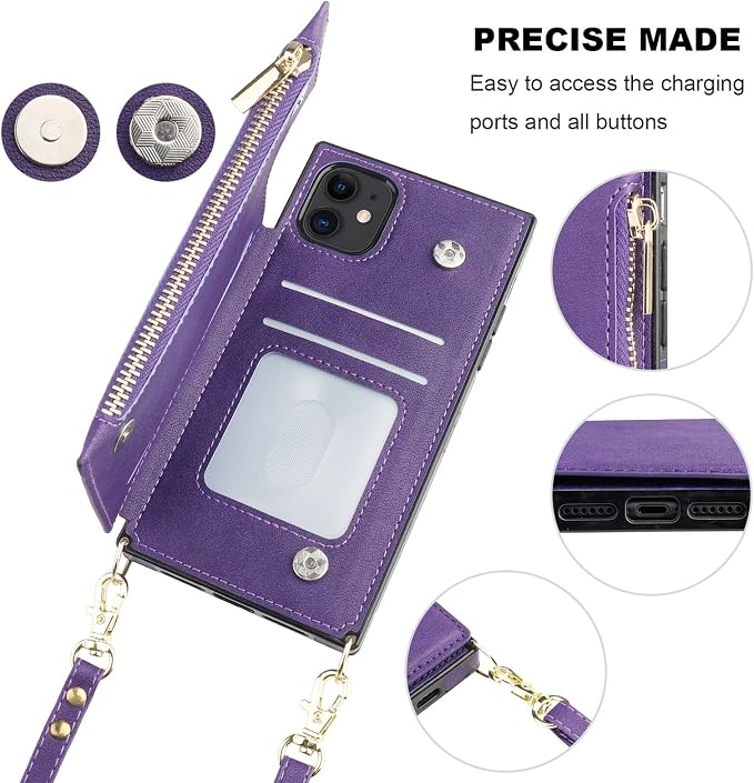Bocasal Crossbody Wallet Case for iPhone 11 - Image 6
