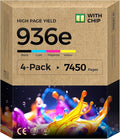 936e 936XL Ink Cartridges Set 4-Pack by INKBAY