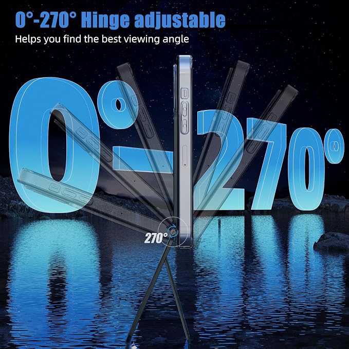Magnetic Tripod for iPhone, Aluminium Phone Tripod Stand Compatible - Image 3