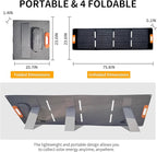 200W Portable Solar Panel for Power Station Generator, 200 Watt Foldable Solar - Image 5