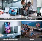 23.8'' Portable Monitor, FHD 1080P 100Hz IPS Laptop Screen Extender, USB-C HDMI - Image 5