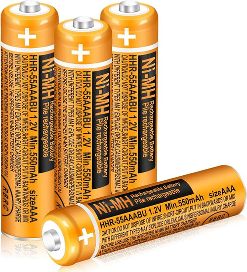 4 Pack HHR-55AAABU NI-MH Rechargeable Battery by TrianglePower
