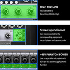 S-10 Audio Mixer 10 channel 8 channel Professional DJ Mixing Console - Image 2