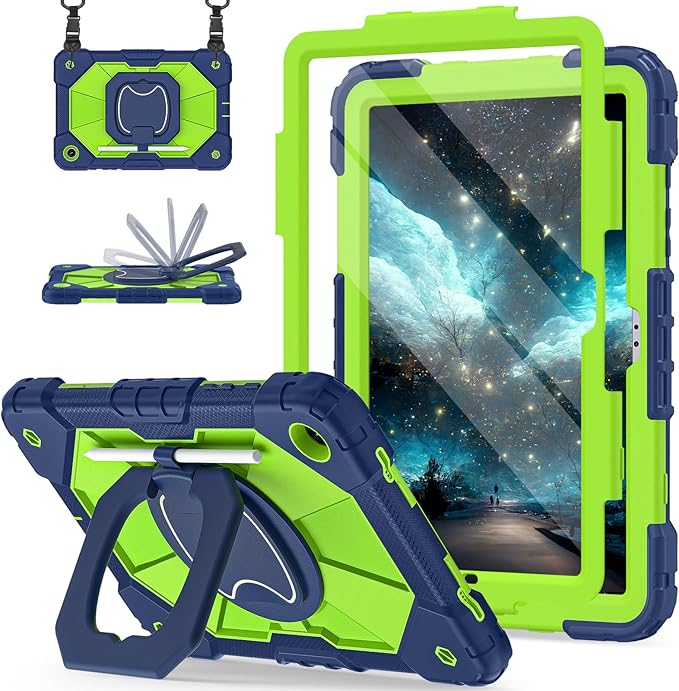 Scnoiy for Galaxy Tab A9 Plus Case 11 Inch, Rugged Case for Samsung Galaxy A9+ by Scnioy
