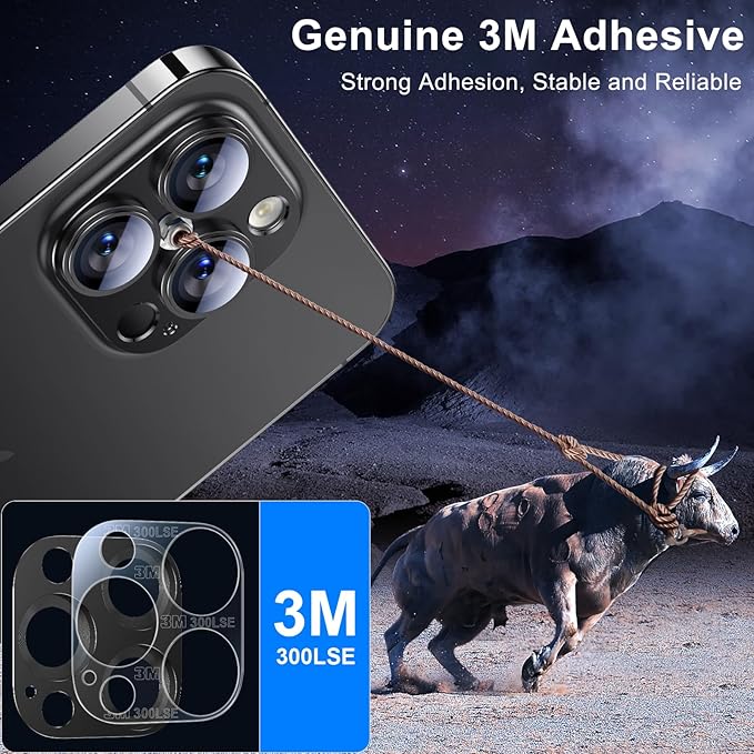 Esanik Upgrade 2 Pack for iPhone 14 Pro/iPhone 14 Pro Max Camera Lens Protector - Image 5