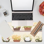 Desk Pad, Cute Cat Potted Plant Desk Mat, Anime Kawaii Cat Large Gaming Mouse - Image 7
