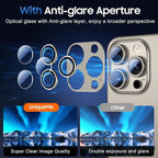 UniqueMe for 3 Pack iPhone 15 Pro/iPhone 15 Pro Max Camera Lens Protector - Image 4