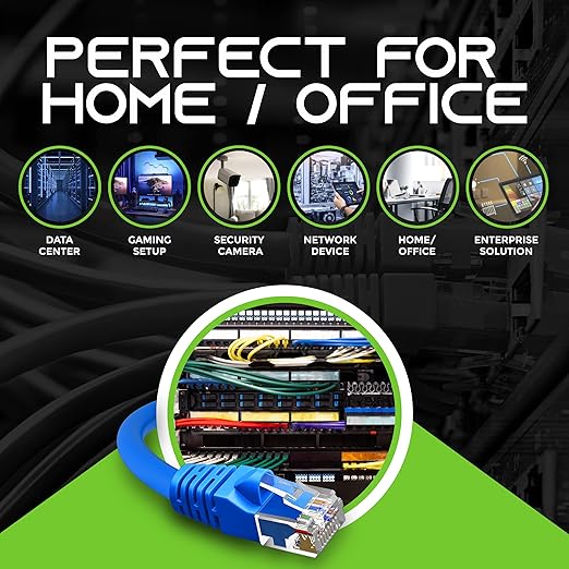GearIT 50-Pack, Cat5e Ethernet Patch Cable 3 Feet - Image 3