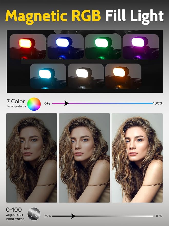 Auto Face Tracking Tripod 360 Rotation w/Stand - Image 5