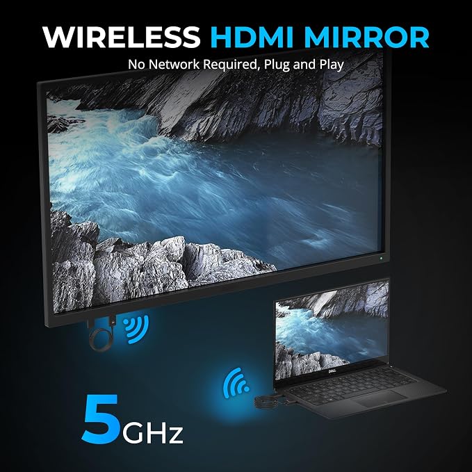 SABRENT Wireless HDMI Transmitter and Receiver 100FT/30M Seamless FHD Quality - Image 2