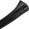 CrocSee 10ft - 1/2 inch Braided Cable Management Sleeve Cord Protector - by CrocSee