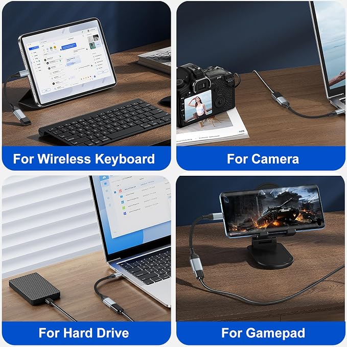 USB C to USB Adapter Type C OTG Cable - Image 7