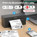 Nelko Bluetooth Thermal Shipping Label Printer, Wireless 4x6 Shipping Label - Image 2