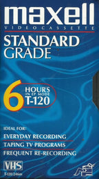 Maxell VHS Blank 3-Pack Standard Grade T-120 6 Hour EP Mode /246m - Image 2
