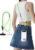 Phone Lanyard Crossbody, 3-in-1 Neck Strap& Wrist Strap, Adjustable Anti-Theft by KuakeCase