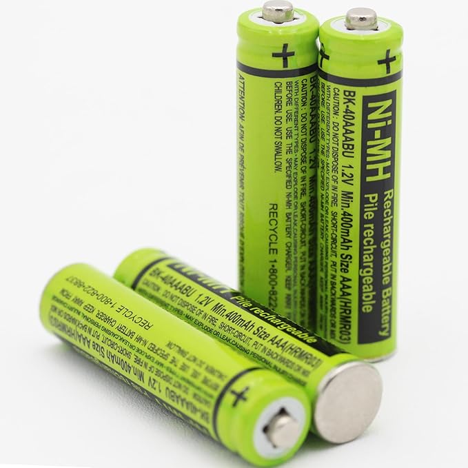 4-Pack BK-40AAABU 1.2V 400mAh Replacement Battery Pack - Image 3