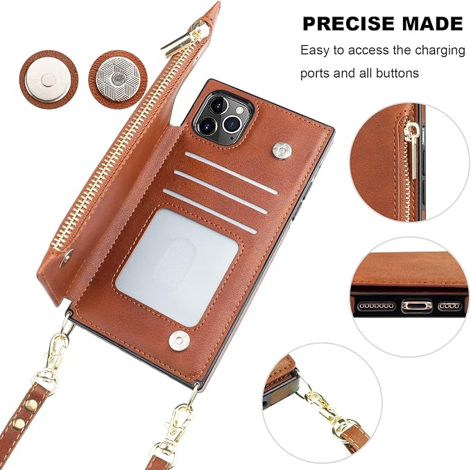Bocasal Crossbody Wallet Case for iPhone 11 Pro Max - Image 6