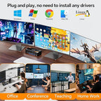 USB 3.0 KVM Switch 3 Monitors 3 Computers Displayport HDMI, Triple Monitor KVM - Image 4