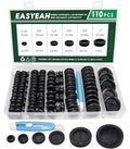 110 Pcs Rubber Grommets Kit by EASYEAH