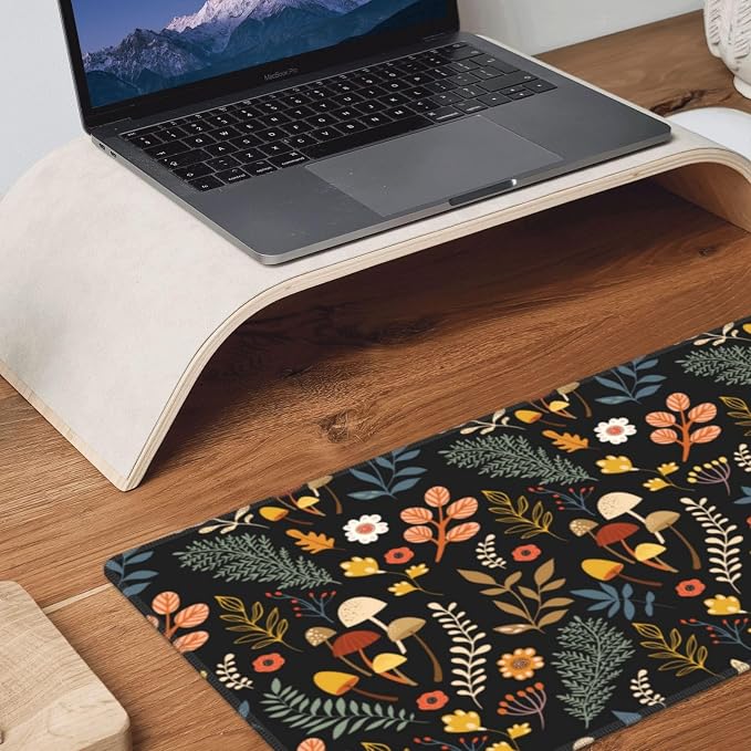 Gaming Mouse Pad Floral Desk Mat, Botanical Mouse Pad, Vintage Desk Mat - Image 8