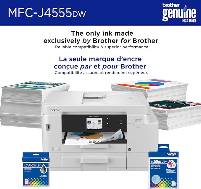 Brother INKvestment 4555 Wireless Color Inkjet All-in-One Printer - Image 4