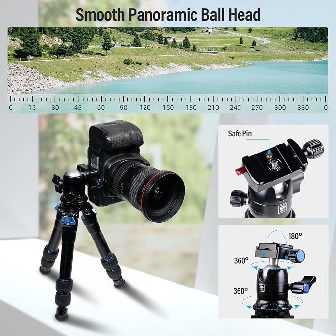 SIRUI AM203 Mini Travel Tripod - Image 4