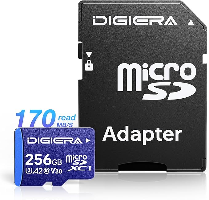 256GB LT100 microSDXC UHS-I Memory Card by DIGIERA