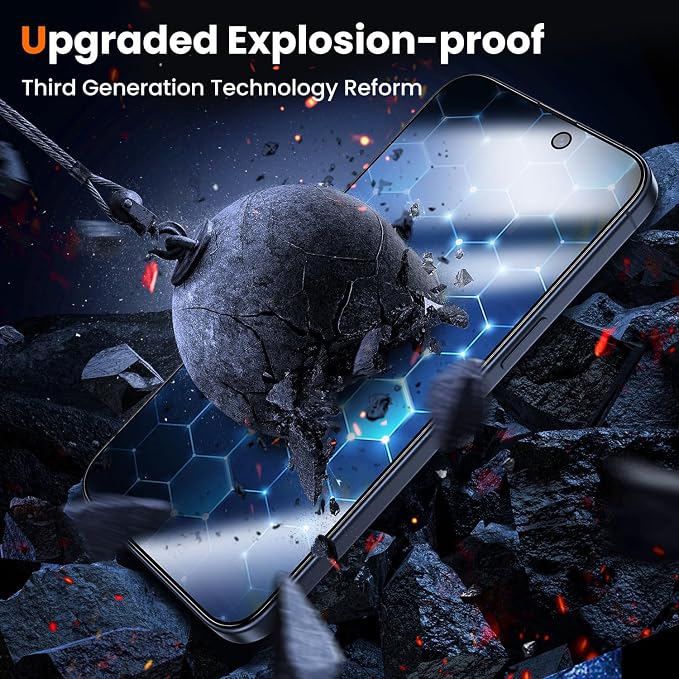 UniqueMe for iPhone 15 Pro Max Privacy Screen Protector - Image 5