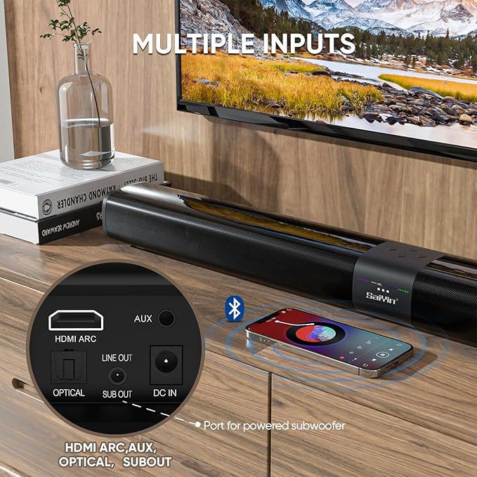 Saiyin Sound Bar for Smart TV - Image 2