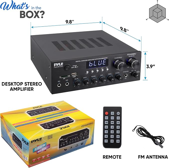 Pyle Stereo Amplifier Audio Receiver - Image 7