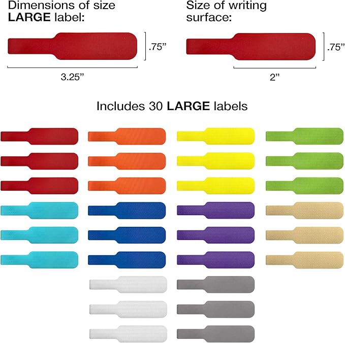 Cable Labels - Wrap-It Storage - Large - Image 2