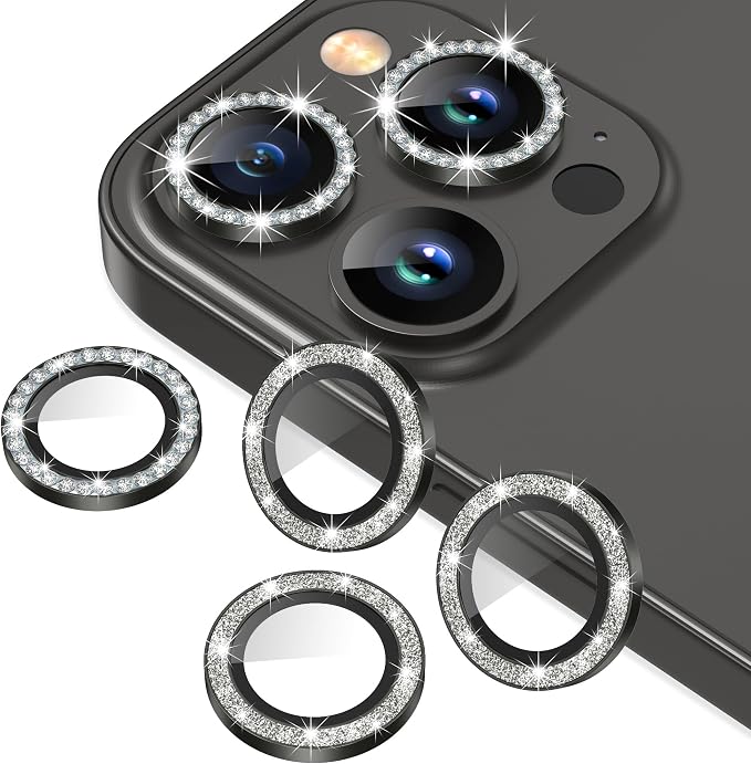 AGVEE 3+3 6 Pack for iPhone 13 Pro 6.1" / 13 Pro Max 6.7" Camera Lens Cover by AGVEE