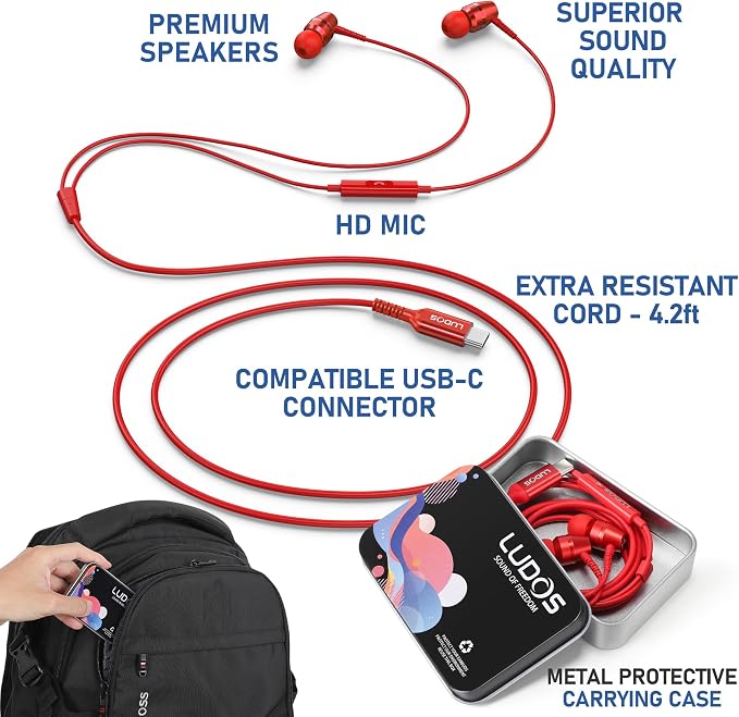 LUDOS OMNITONE USB C Headphones - Image 3
