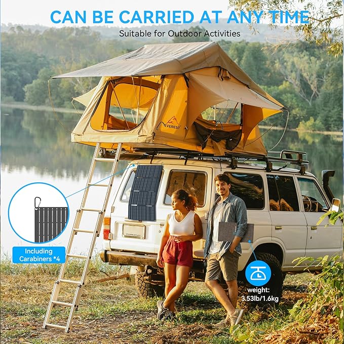 Ecosonique 60W Portable Foldable Solar Panels Charger Fast Charging - Image 6