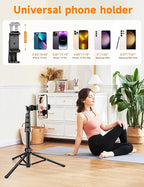 Phone Tripod, Camera Stand for iPhone, Compatible - Image 4