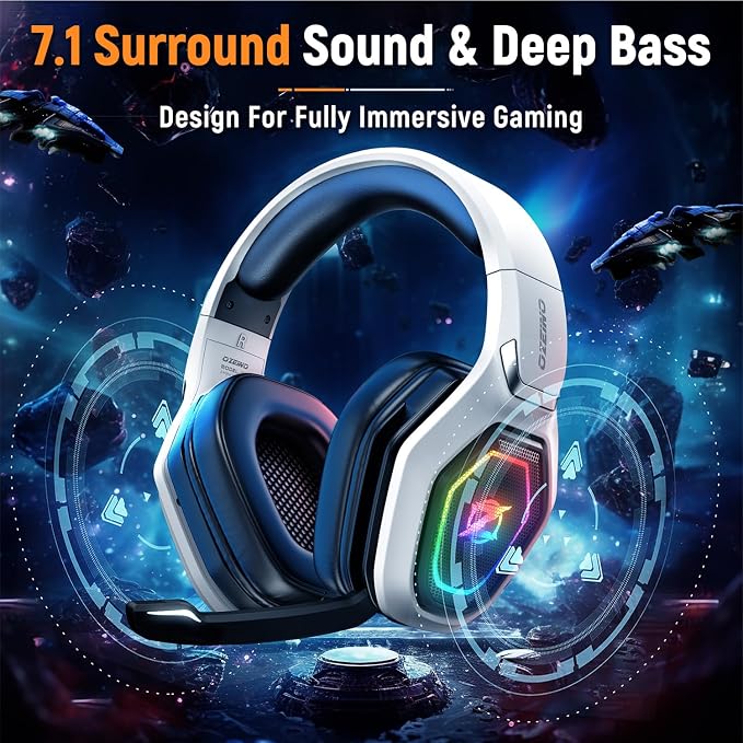 2.4GHz Wireless Gaming Headset for PC, Ps4 - Image 3