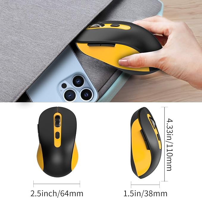 Wireless Mouse for Laptop, Chromebook, Silent Wireless Mouse - Image 7