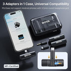 BOYA BOYALINK 2 Wireless Lavalier Microphone - Image 5
