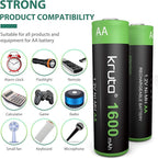 Solar Lights Batteries AA 1600mah High Capacity 1.2V Ni-MH Rechargeable AA - Image 3
