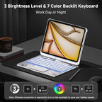 iPad Keyboard Case for 2024 M4 iPad Pro 13 inch, Magic Wireless Keyboard - Image 5