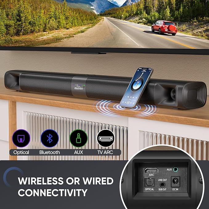 Saiyin Sound Bar for Smart TV - Image 6