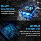Douk Audio 2 Channel TPA3255 Bluetooth Amplifier 300W x2, Turntable Phono Amp - Image 3