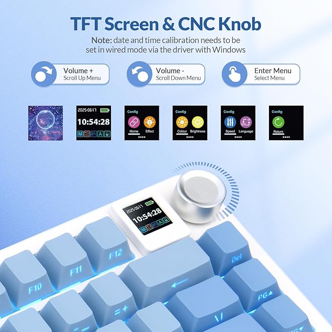 Rii RK805 Wireless Creamy Mechanical Keyboard - Image 5