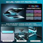 Transparent Case with Keyboard for 2024 iPad Pro 13 inch, iPad Pro 13, 7-Color - Image 7