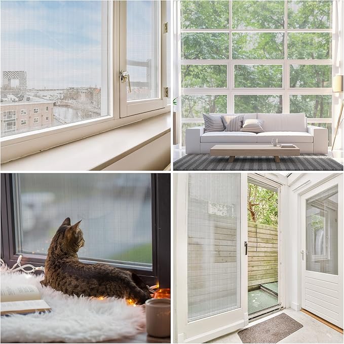MAGZO Window Screen Replacement Mesh 36"W x 196"L - Image 7