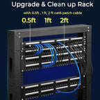 Rapink Patch Cables Cat6 3ft, Ethernet Patch Cable 10G Support, Cat 6 Patch - Image 5